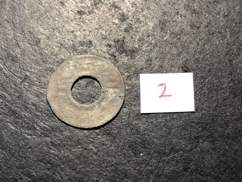 Scarce 1600-1800s Tin 1 pitis coin recovered from unknown Indonesia shipwreck - Lot 2