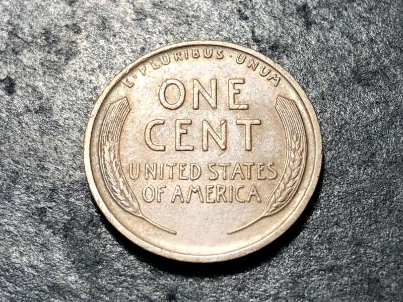 1916 American Wheat penny (1 cent) Bronze coin - High grade - No mintmark
