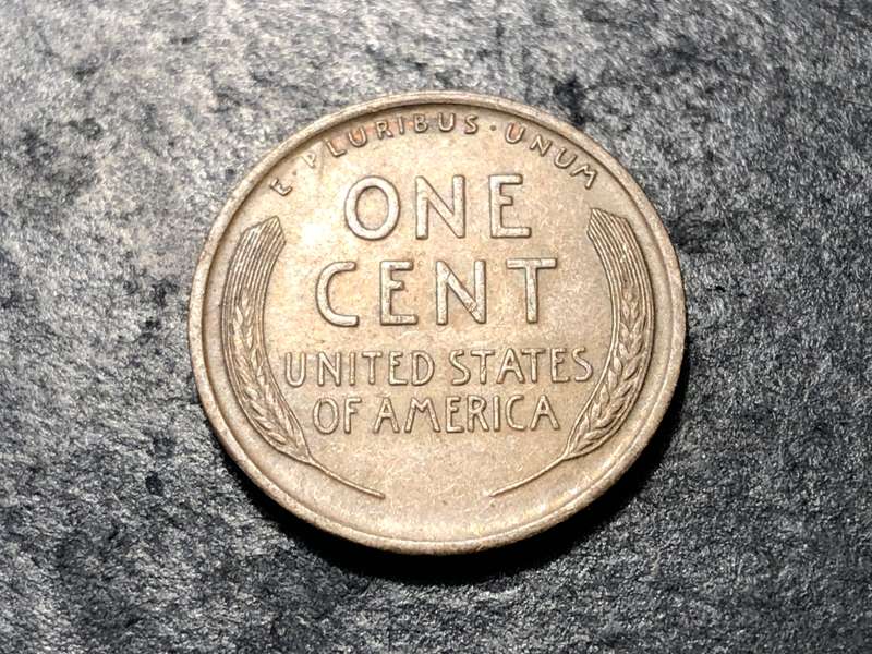 1920 American Wheat penny (1 cent) Bronze coin - Very High grade - No mintmark