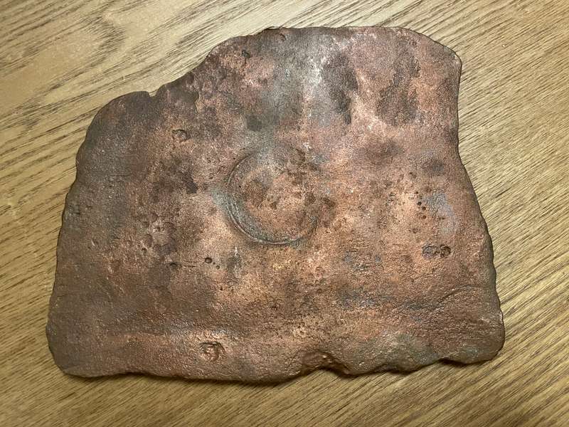 Shipwreck Plate money coin From the Nicobar shipwreck wrecked in 1783 near Cape Agulhas - lot 1 of 3