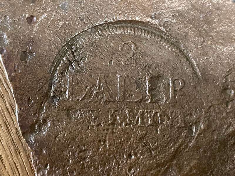 Shipwreck Plate money coin From the Nicobar shipwreck wrecked in 1783 near Cape Agulhas - lot 2 of 3