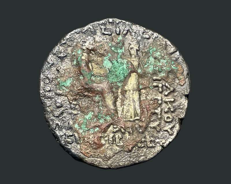 RARE 38 BC - 2 BC Silver Tetradrachm Minted under King Phraates IV - Parthian Empire