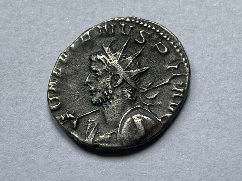 Victory over Germanica Ancient Roman SILVER Antoninianus coin of Gallienus - Minted 258 to 259 AD