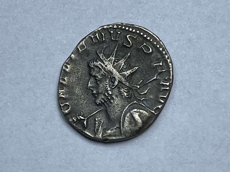 Victory over Germanica Ancient Roman SILVER Antoninianus coin of Gallienus - Minted 258 to 259 AD
