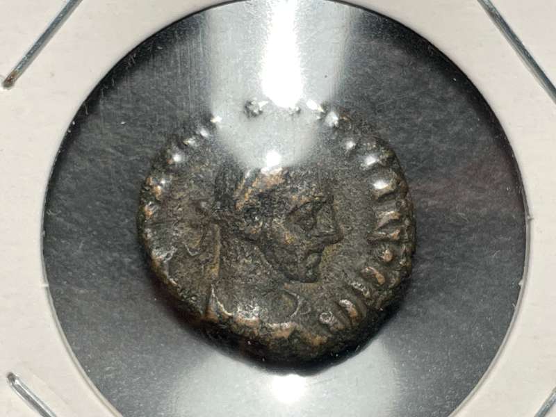 Ancient Roman Empire bronze Tetradrachm - Emperor Diocletian, minted between 289 to 291 AD