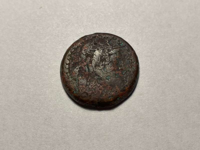 Ancient Greek 2250+ years old Bronze Obol coin - King Ptolemy IV - Minted between 246 BC and 222 BC
