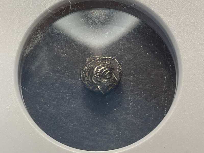 404 BC Ancient Athens Silver Obol (1/6 drachm) coin - Athena and Owl - Very rare and Graded by NGC!