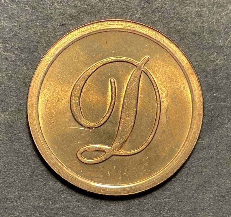 Scarce 1989 RSA Pattern coins - The 3 Brass denominations (10c, 20c, 50c) - UNC - Large D-F reverse