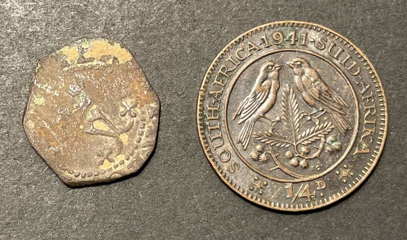 Old Cob 1497 - 1566 Spanish 1 Blank Billon coin (2% silver) - Small coin