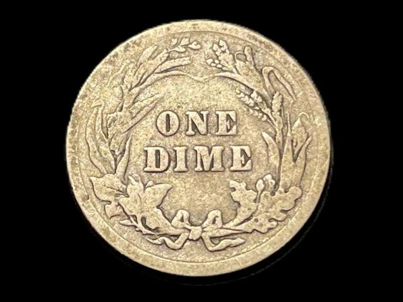 Scarce 1907 USA Silver 1 Dime coin