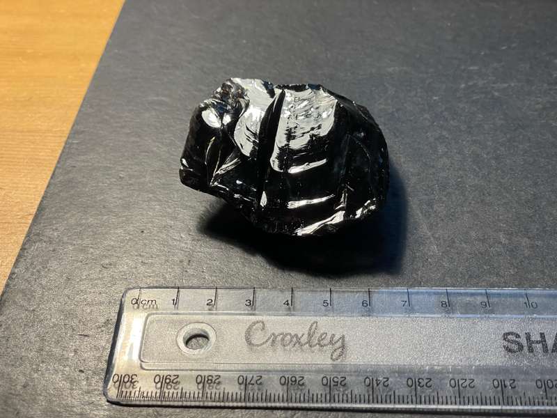 Large 380-carat Rough piece of natural Obsidian gemstone