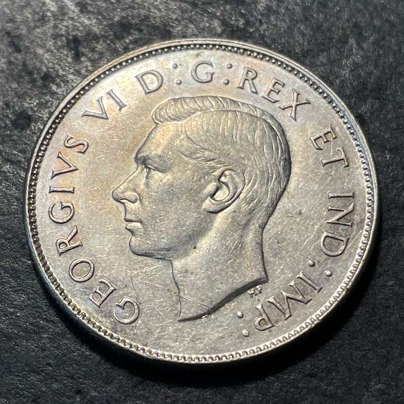 Stunning 1946 Silver 50 cent coin from Canada - Excellent condition