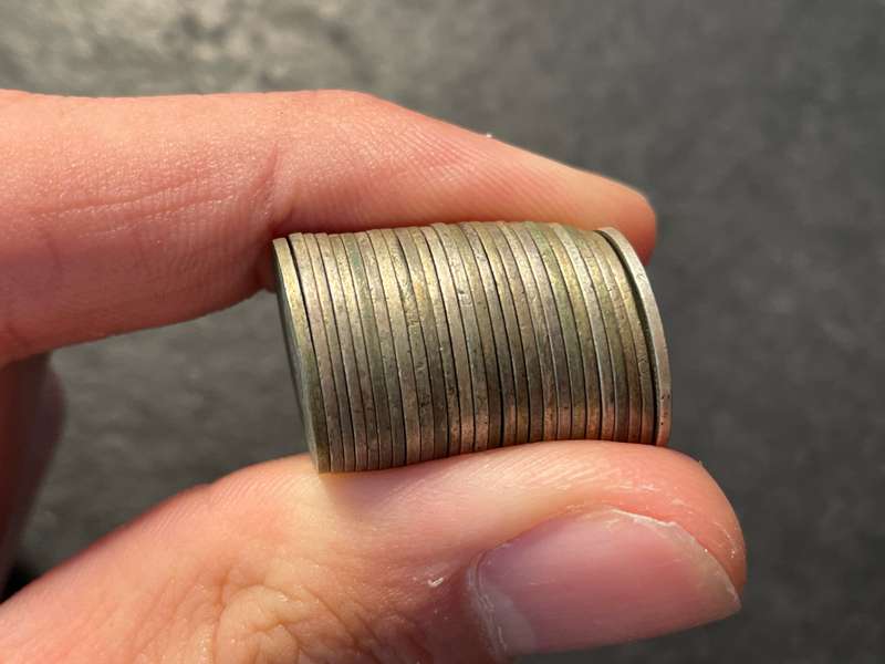 1x Random Silver tickey (3 pence) coin - 26 available