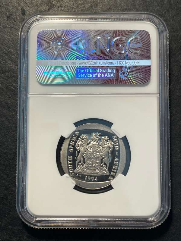 PF69 Ultra Cameo NGC graded Presidential Inauguration R5 coin - Only one grade higher!