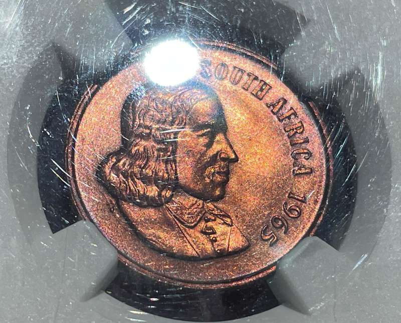 Top Pop 1965 English Proof 2 cent coin - Only 9 ever graded at NGC - Super rare VIP proof coin.