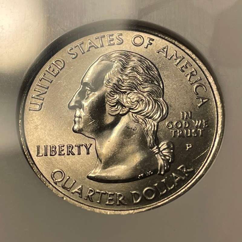 NGC MS66 American 2006 state quarter dollar coin - State of Nebraska