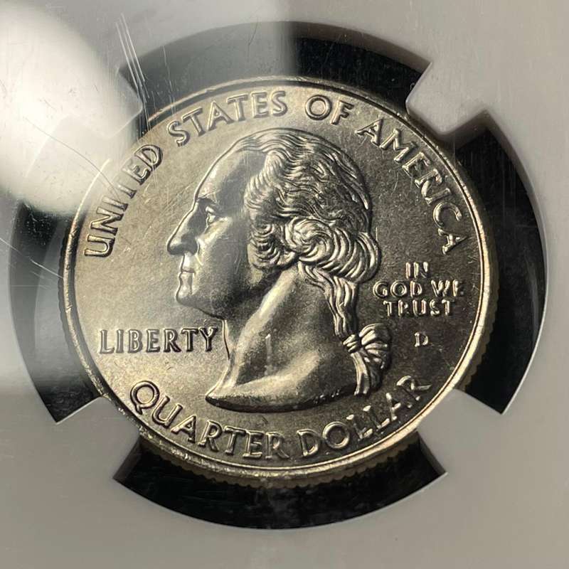 NGC MS66 American 2005 state quarter dollar coin - State of West Virginia