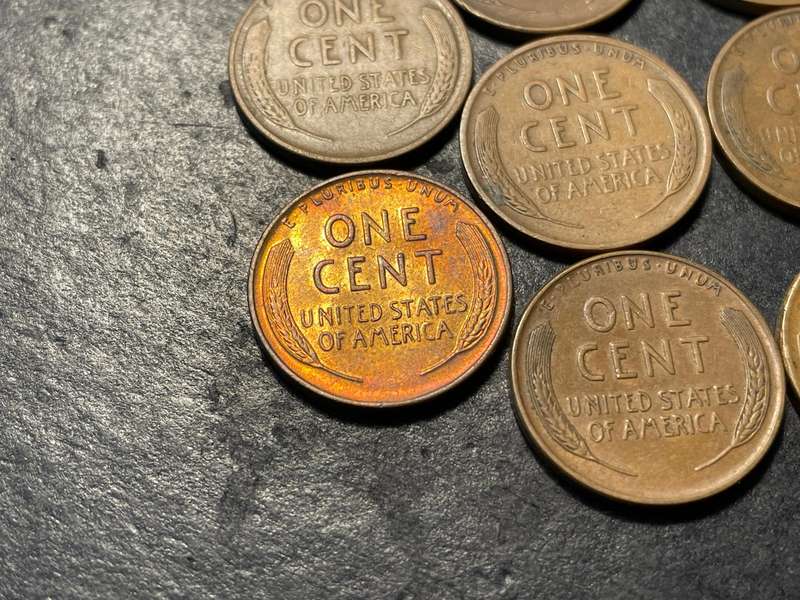 American wheat pennies - Lot of 13x different date-and-mintmark combinations from the 1930s