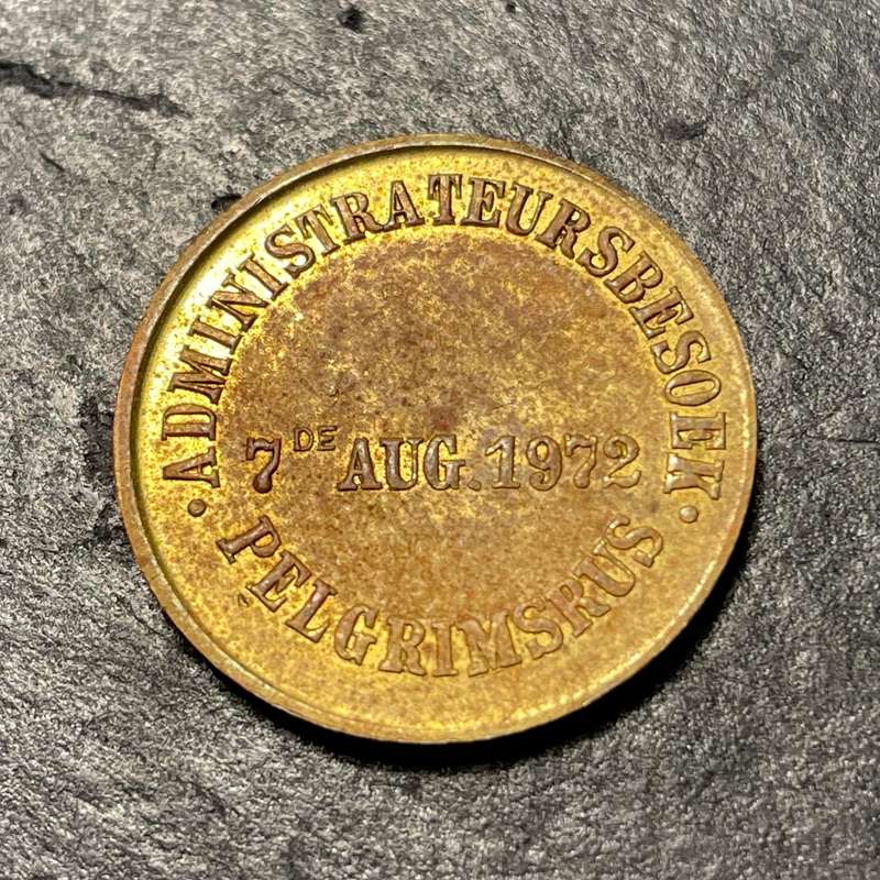 Veldpond imitation token minted in 1972 - Same size as the original