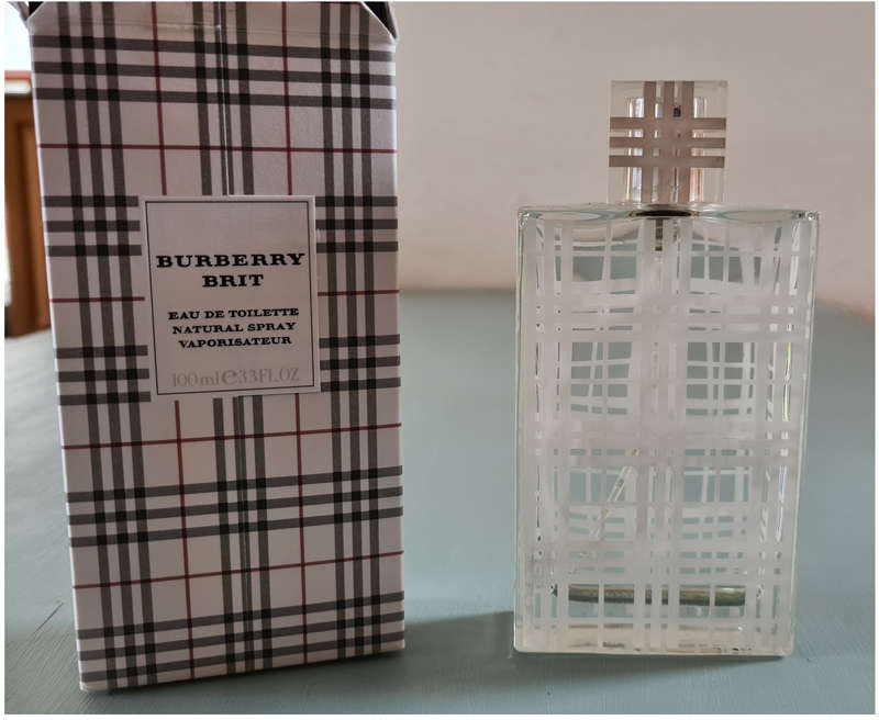 Empty perfume containers X 9