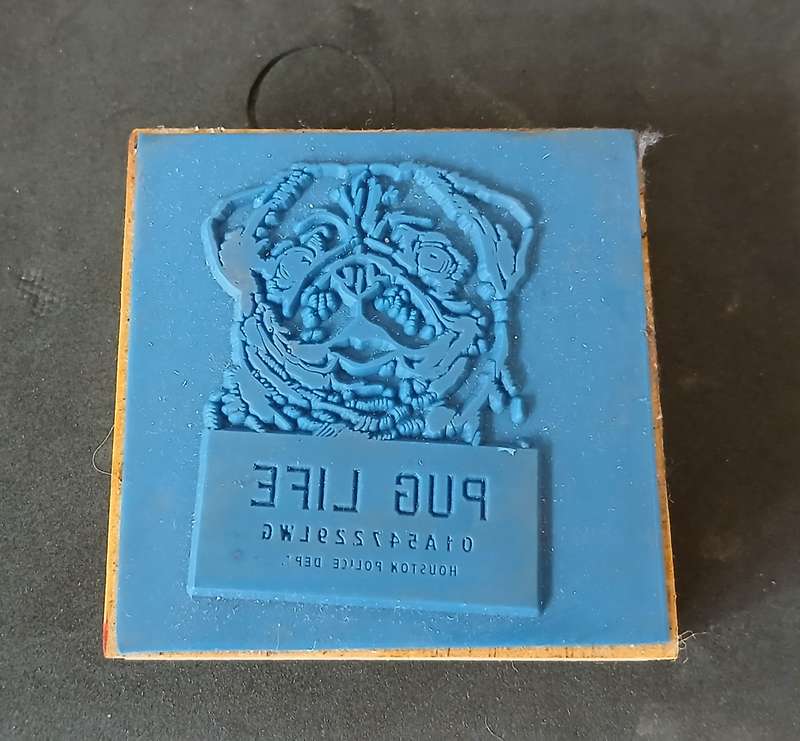 PUG stamp - never used
