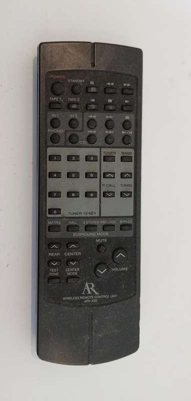 2 X REMOTE CONTROLS - YAMAHA and AR