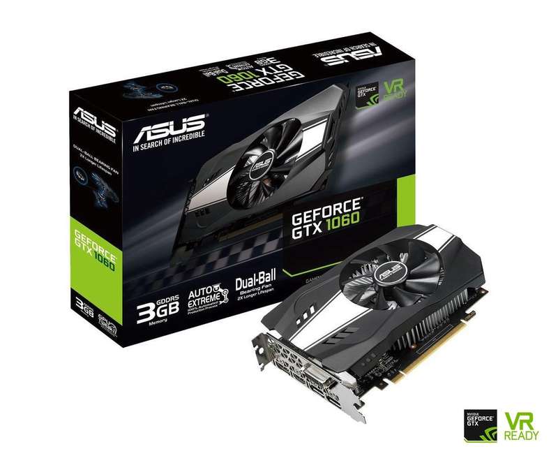ASUS PHOENIX GTX 1060 3GB  ** GAMING GRAPHICS CARD ** EXCELLENT CONDITION ** WARRANTY **