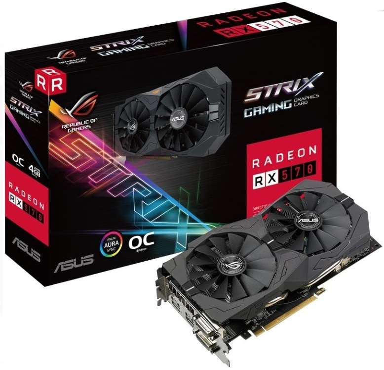 ASUS ROG STRIX RX570 4GB GAMING  ** GAMING GRAPHICS CARD ** GOOD CONDITION ** WARRANTY **