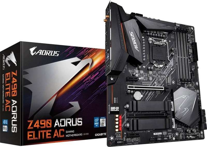 Aorus Z490 Elite AC - Gaming Motherboard - Wifi - Bluetooth - Good Condition - Warranty