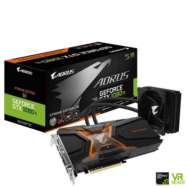 Aorus Gtx 1080TI 11G Waterforce Xtreme Edition - Gaming Graphics Card - Good Condition - Warranty