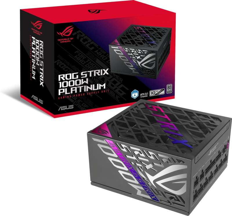 Asus Strix 1000w 80+ Platinum - Gaming Power Supply - Good Condition - Original Packaging - Warranty