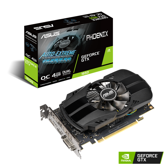 Asus GTX 1650 4G Phoenix OC - Gaming Graphics Card - Good Condition - Warranty