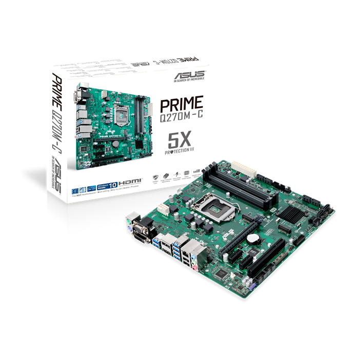 Asus Prime Q270M-C - Gaming Motherboard - Good Working Condition - Warranty