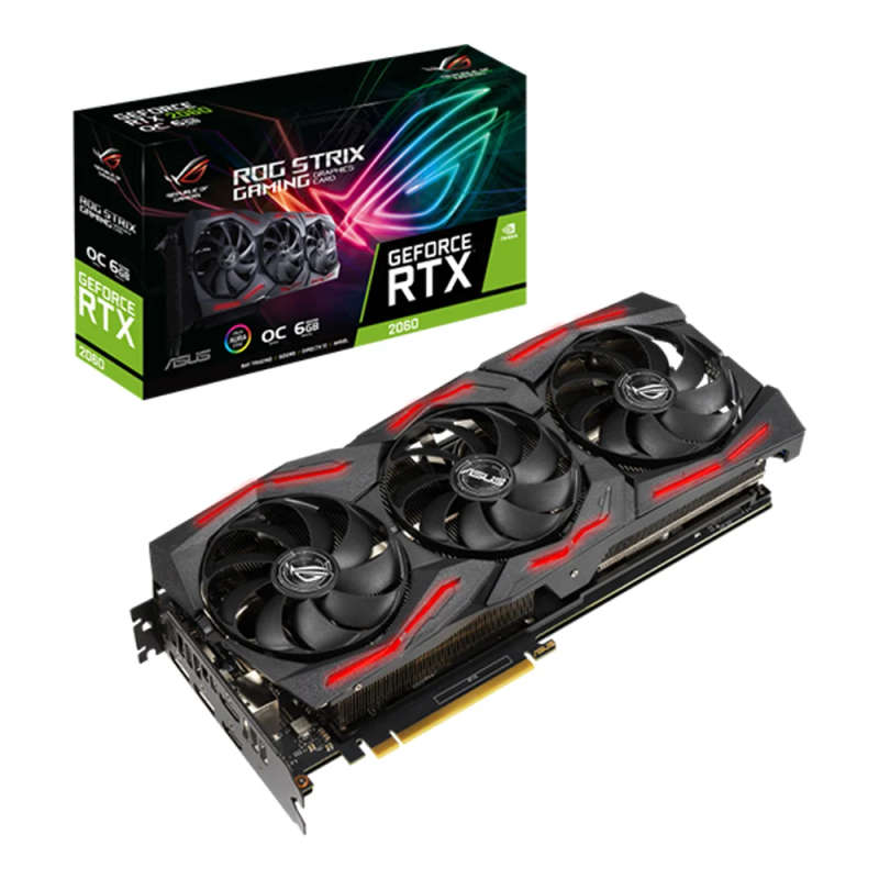 Asus Rtx 2060 6G Strix OC - Gaming Graphics Card - Good Condition - Original Packaging - Warranty
