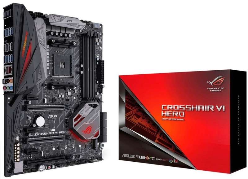 ASUS X370 CROSSHAIR VI HERO ** AM4 GAMING MOTHERBOARD ** GOOD CONDTION ** WARRANTY **