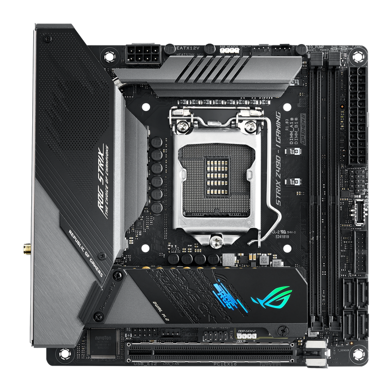 ASUS Z490i ROG STRIX ** GAMING MOTHERBOARD ** WIFI ** BLUETOOTH** EXCELLENT CONDITION ** WARRANTY **