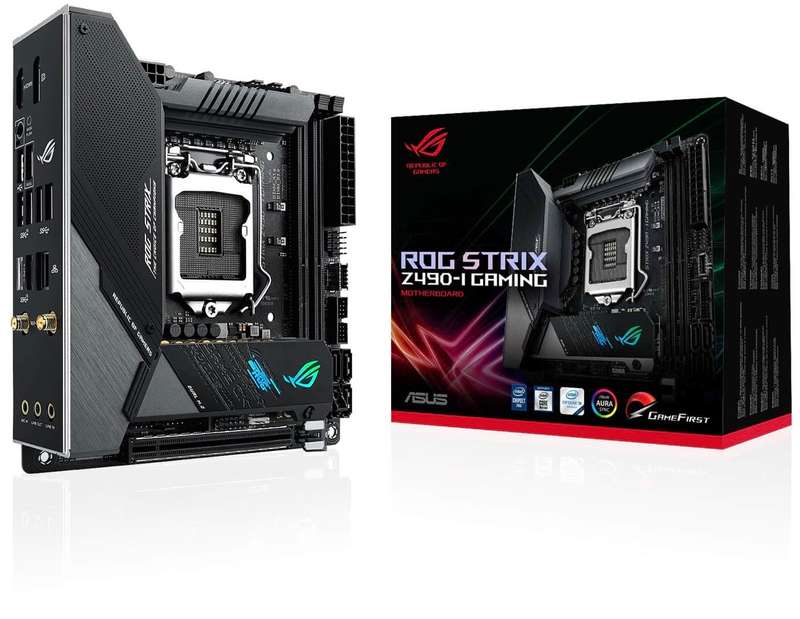 ASUS Z490i ROG STRIX ** GAMING MOTHERBOARD ** WIFI ** BLUETOOTH** EXCELLENT CONDITION ** WARRANTY **