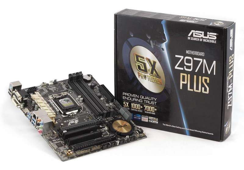 Asus Z97m-Plus - Gaming Motherboard - Good Condition - Warranty