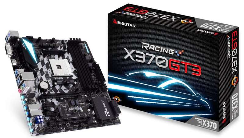 Biostar x370 GT3 - Amd Ryzen AM4 Gaming Motherboard - Good Condition - Warranty