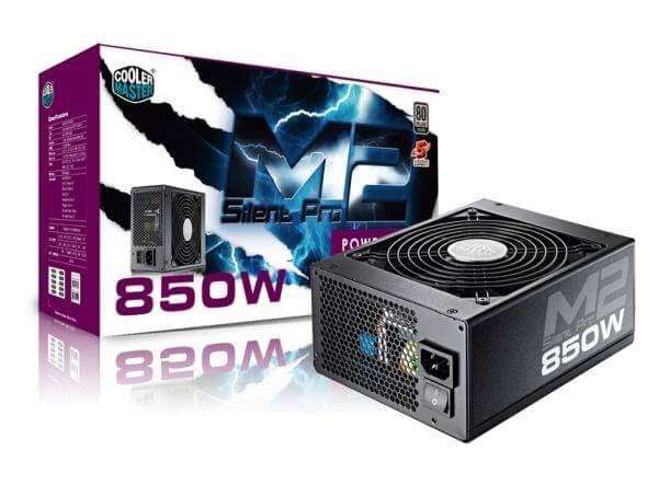 Cooler Master 850w M2 Silent Pro 80+ Silver - Desktop Power Supply - Good Condition - Warranty