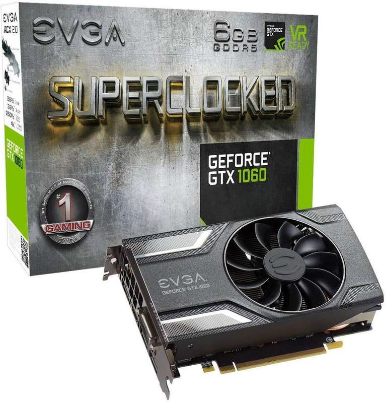 Evga Gtx 1060 6G SC - Gaming Graphics Card - Excellent Condition - Warranty