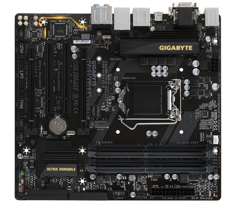Gigabyte GA-Z270M-D3H - Gaming Motherboard - Good Condition - Warranty