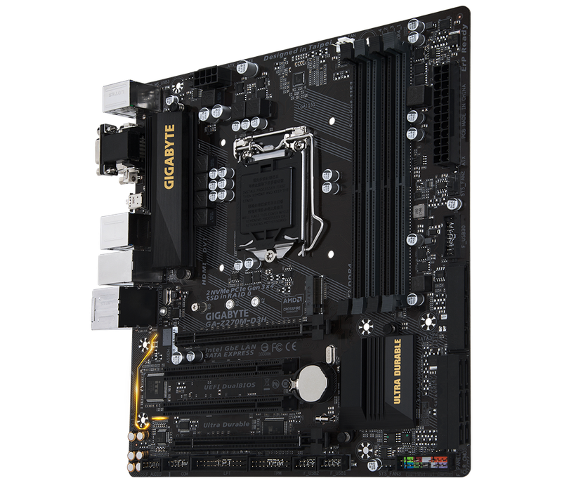 Gigabyte GA-Z270M-D3H - Gaming Motherboard - Good Condition - Warranty