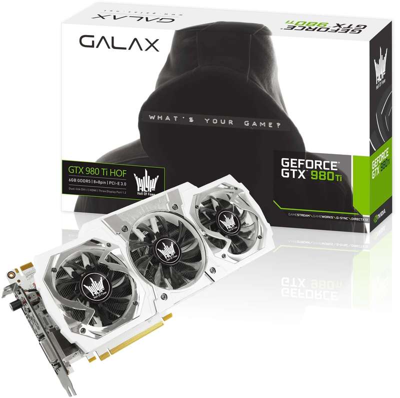 Galax Gtx 980TI 6G HOF  - Gaming Graphics Card - Good Condition - Warranty
