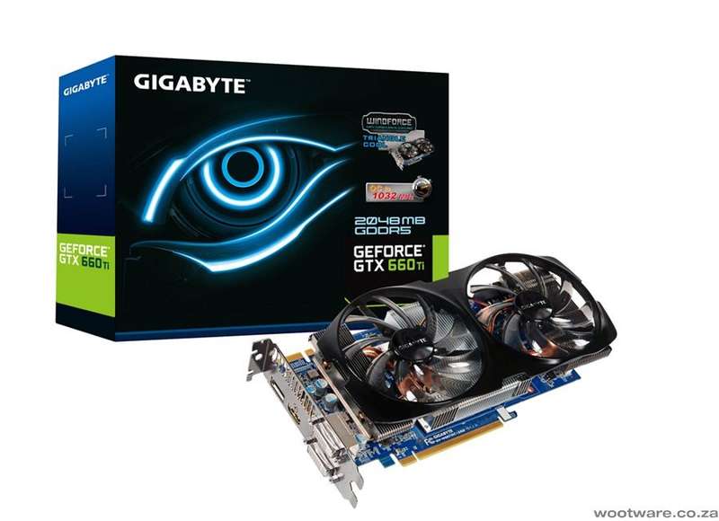 GIGABYTE GTX 660TI 2GB WINDFORCE OC ** GAMING GRAPHICS CARD ** GOOD CONDITION ** WARRANTY **
