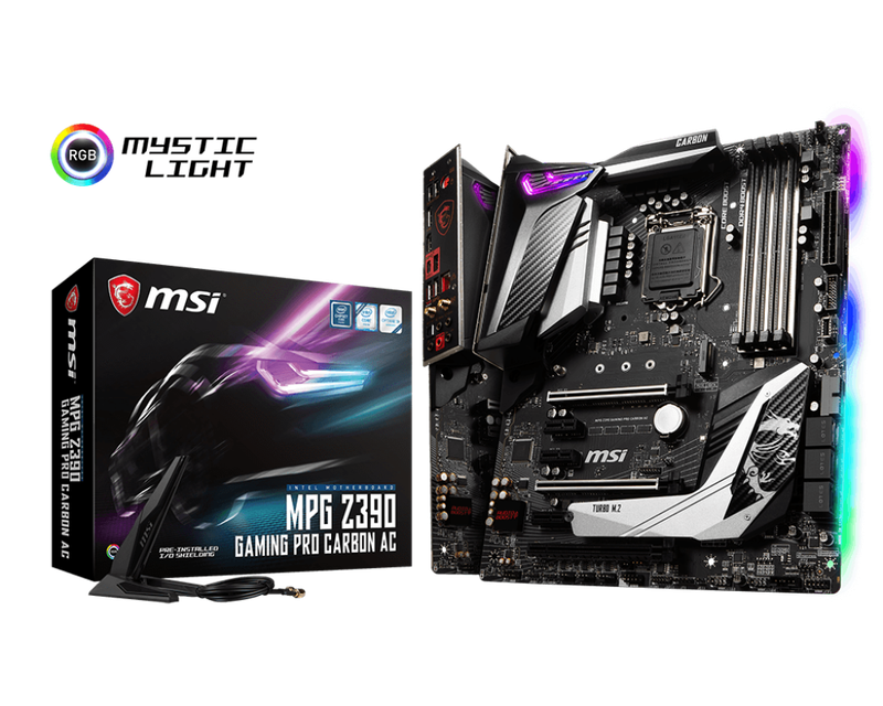 MSI MPG Z390 GAMING PRO CARBON AC ** GAMING MOTHERBOARD ** GOOD CONDITION ** WARRANTY **