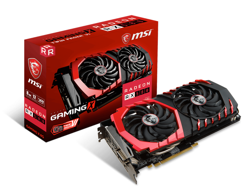 MSI RX580 GAMING X 8GB ** GAMING GRAPHICS CARD ** GOOD CONDITION ** WARRANTY **