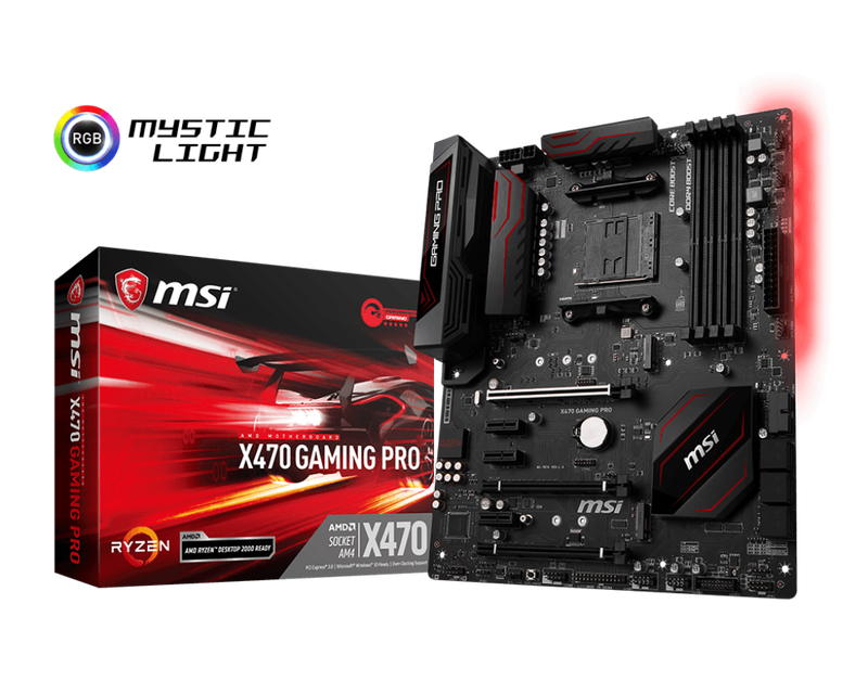 MSI X470 GAMING PRO ** AM4 SOCKET GAMING MOTHERBOARD ** GOOD CONDITION ** WARRANTY **