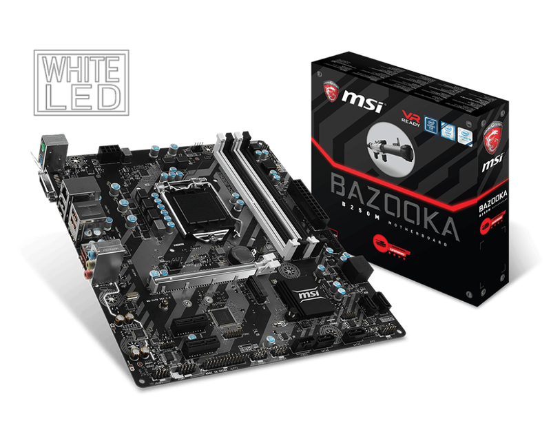 Msi B250m Bazooka - Gaming Motherboard - Good Condition - Warranty
