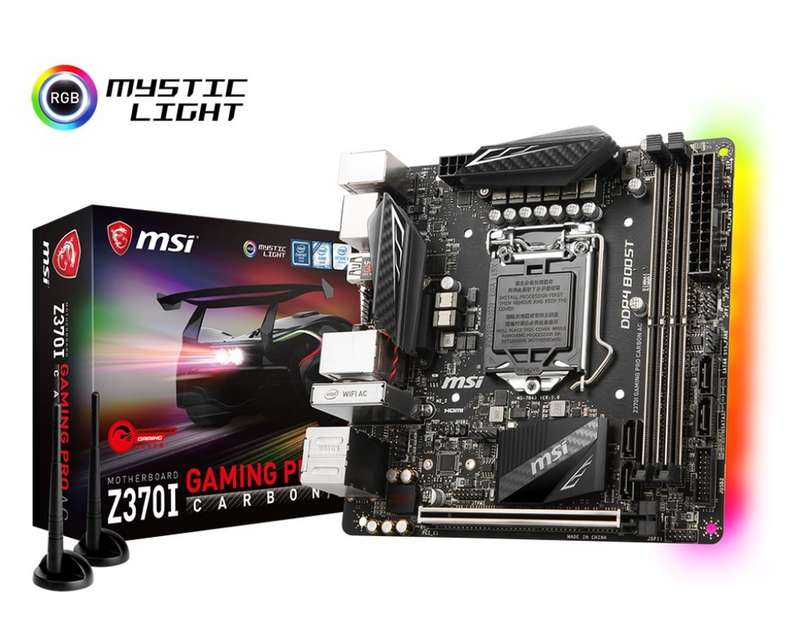 Msi Z370I Pro Carbon Ac Wifi - Gaming Motherboard - Good Condition - Warranty